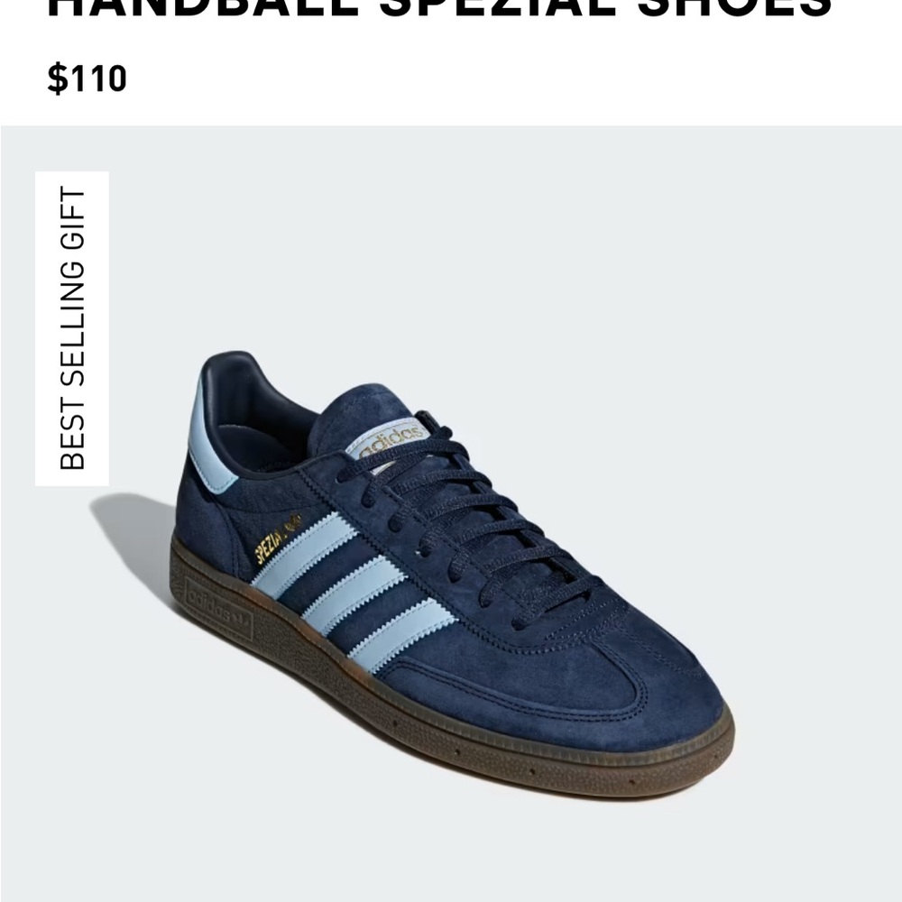 Adidas Handball Spezial Sneakers - Dark Blue and Light Blue